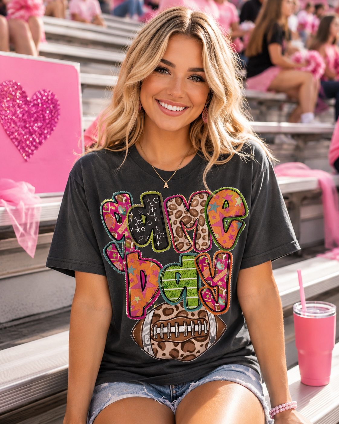 Game Day Leopard Tee