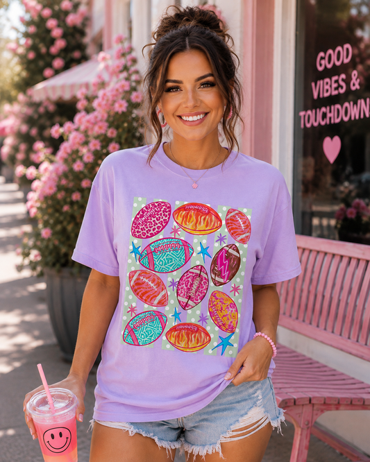 Game Day Glam Football Tee