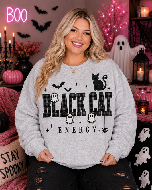 Black Cat Energy Tee