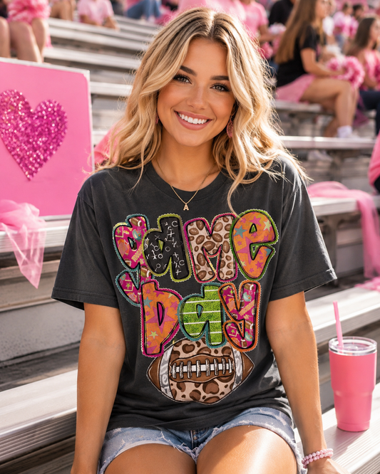 Game Day Leopard Tee