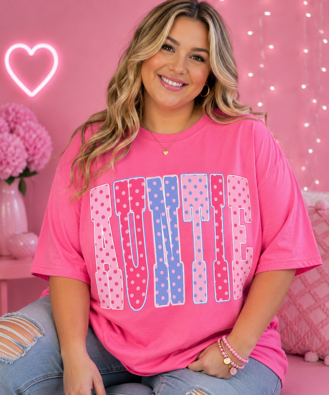 Auntie Polka Dot Tee