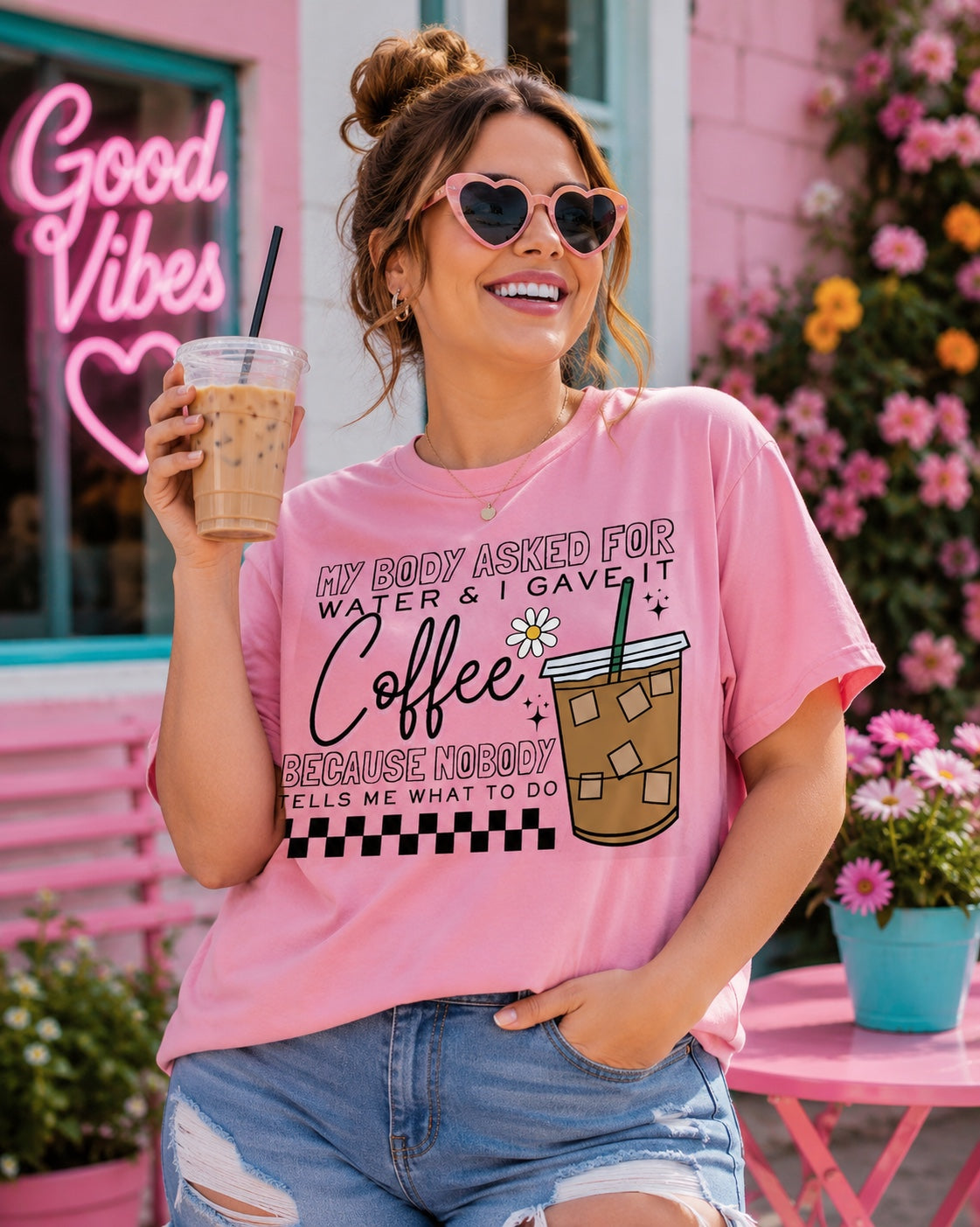 My Body Asked for Water and I Gave It Coffee Tee