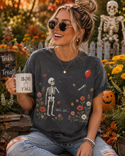 Well Shit Skeleton Tee