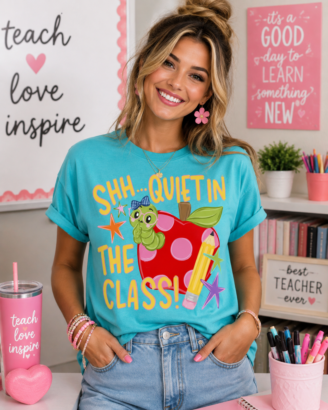 Shh Quiet in the Class Tee