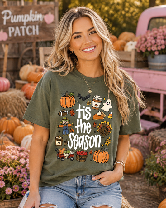 Tis the Season Fall Collage Tee